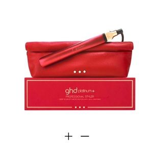 ghd limited edition deep scarlet platinum styler